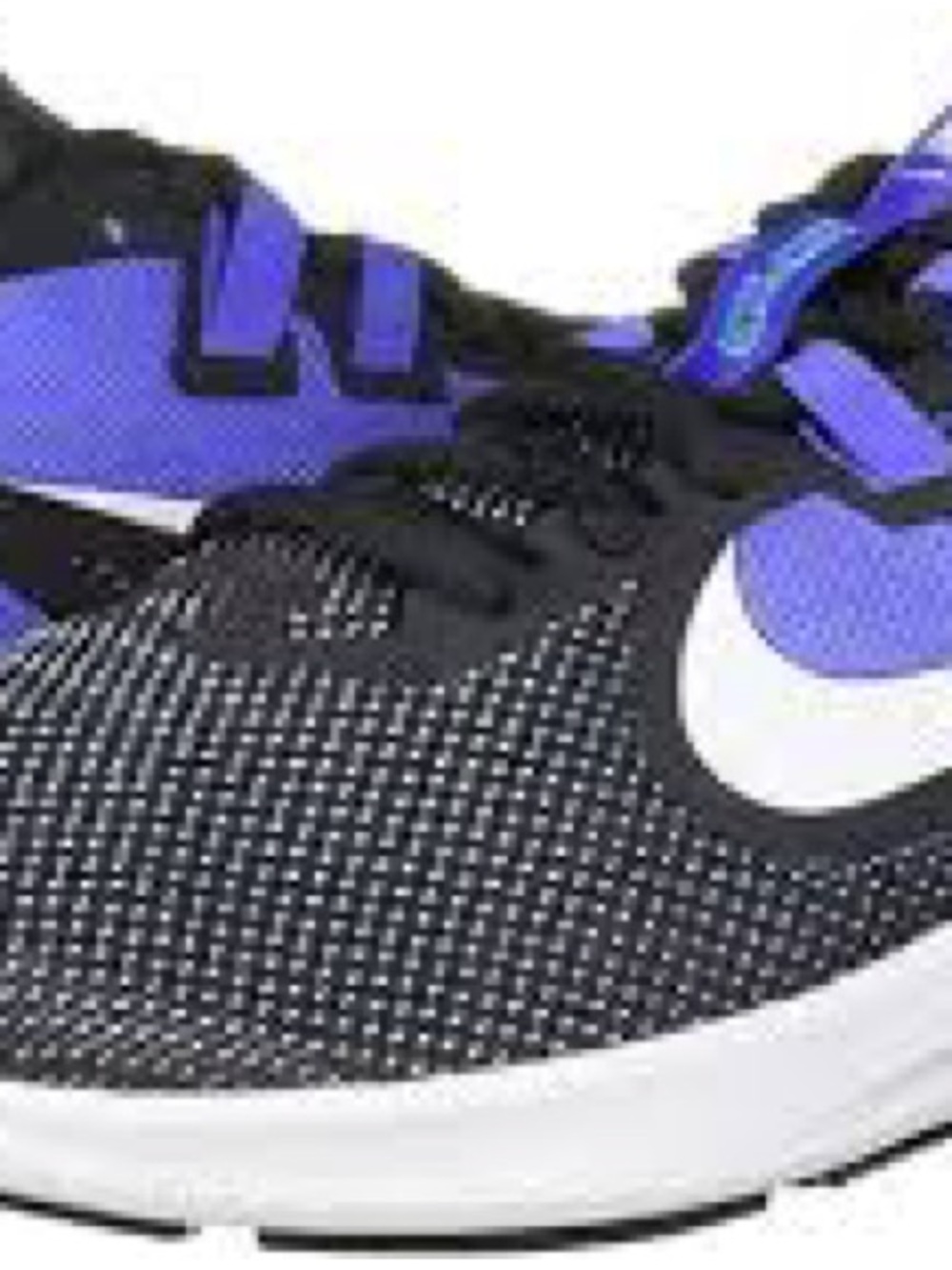 Nike Black and Purple Downshifter Athletic Sneakers